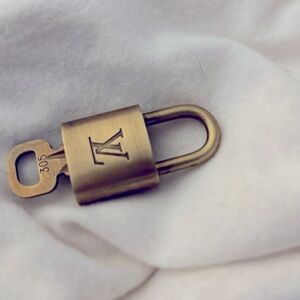 Louis Vuitton Brass Padlock with Key